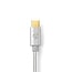 Nedis Premium 8-pins Lightning naar USB-C kabel - USB2.0 - tot 20V/3A / aluminium - 1 meter