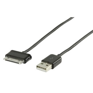 Dolphix Samsung 30-pins naar USB-A kabel voor Samsung Galaxy Tab en Galaxy Note tablets - 2 meter