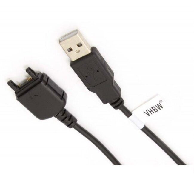 Sony FastPort naar USB-A kabel voor Sony Ericsson telefoons / zwart - 1 meter