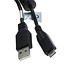 Camera naar USB-A kabel voor o.a. camera's van Panasonic en Leica - USB2.0 - tot 1A / zwart - 1,5 meter