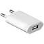 Goobay USB thuislader met 1 poort - recht/plat - 1A / wit