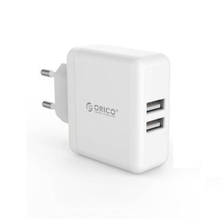 Orico Orico USB thuislader met 2 poorten - Smart IC - 3A / wit