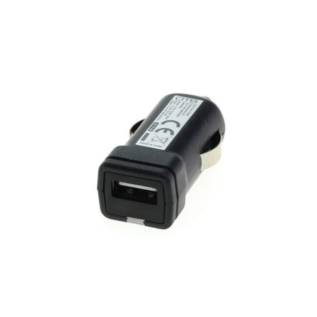 USB autolader met 1 poort - Smart IC - 2,4A / zwart