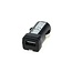 USB autolader met 1 poort - Smart IC - 2,4A / zwart