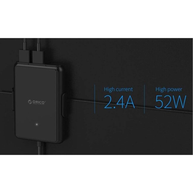 Orico USB autolader met 5 poorten - Quick Charge 3.0 - Smart IC - 10,4A / zwart