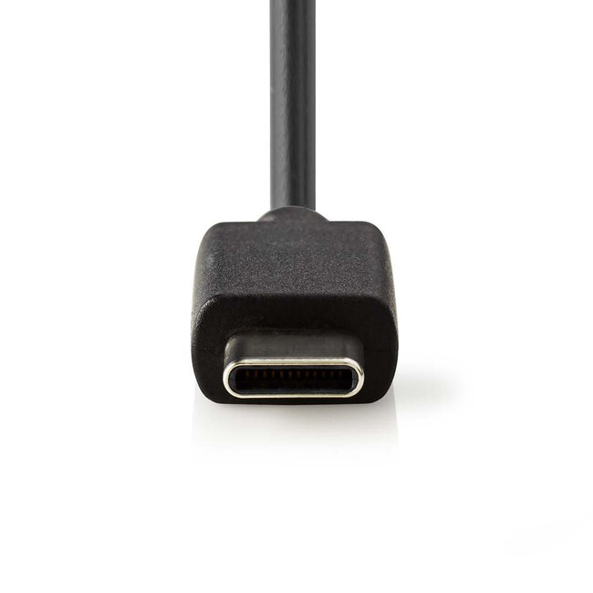 Nedis USB-C autolader met vaste kabel - 3A / zwart - 1 meter