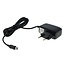USB Mini B thuislader met vaste kabel - 1A / zwart - 1,1 meter