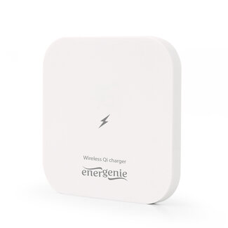 Energenie Draadloze lader met Qi Wireless Charging technologie en 2 extra USB poorten - 1A / wit