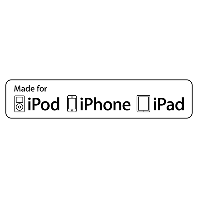 Mobiparts USB-A autolader met 2 poorten en losse 8-pins Lightning - USB kabel - Smart IC - 4,8A / wit - 1 meter