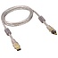 Premium FireWire 400 kabel met 4-pins - 6-pins connectoren / transparant - 1,5 meter