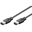 FireWire 400 kabel met 6-pins - 6-pins connectoren / zwart - 0,50 meter