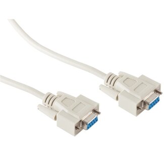 S-Impuls Seriële RS232 kabel 9-pins SUB-D (v) - 9-pins SUB-D (v) / gegoten connectoren - 1,8 meter