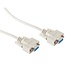 Seriële RS232 kabel 9-pins SUB-D (v) - 9-pins SUB-D (v) / gegoten connectoren - 1,8 meter
