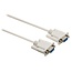 Seriële RS232 null modemkabel 9-pins SUB-D (v) - 9-pins SUB-D (v) / gegoten connectoren - 2 meter