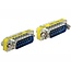 Gameport koppelstuk 15-pins SUB-D (m) - 15-pins SUB-D (m) / metaal