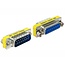 Gameport poortbeschermer 15-pins SUB-D (m) - 15-pins SUB-D (v) / metaal