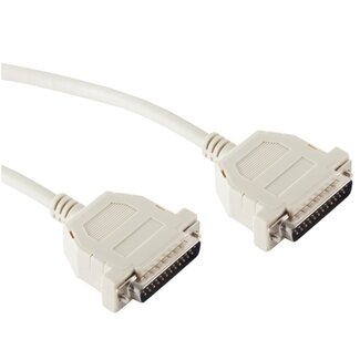 S-Impuls Seriële RS232 kabel 25-pins SUB-D (m) - 25-pins SUB-D (m) - 1,8 meter