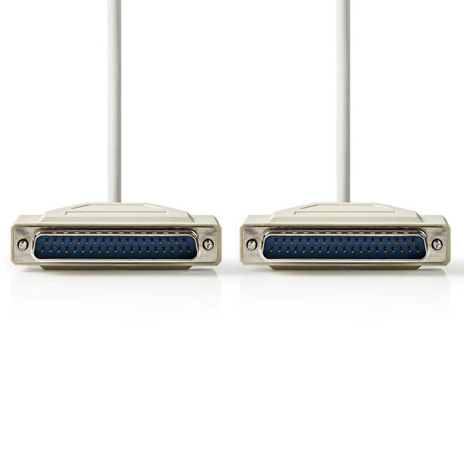 Seriële kabel 37-pins SUB-D (m) - 37-pins SUB-D (m) / gegoten connectoren - 1 meter