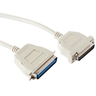 MaxTrack Parallelle printerkabel 25-pins SUB-D - 36-pins Centronics - 3 meter