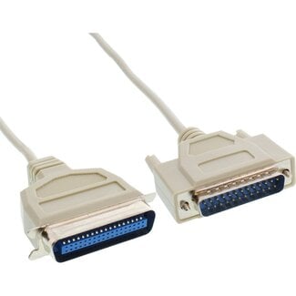 Good Connections Premium parallelle printerkabel 25-pins SUB-D - 36-pins Centronics / gegoten connectoren - 0,60 meter