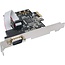 InLine seriële RS232 PCI-Express kaart met 1 9-pins SUB-D poort