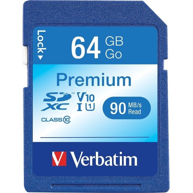 Verbatim SDXC UHS-1 geheugenkaart / 64GB