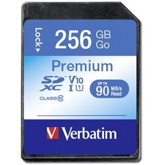 Verbatim Verbatim SDXC UHS-1 geheugenkaart / 256GB