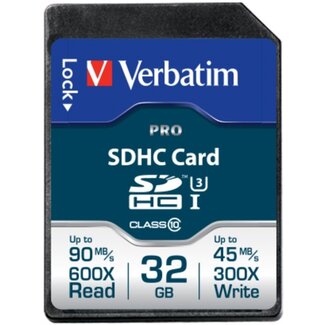 Verbatim Verbatim SDHC UHS-3 geheugenkaart / 32GB