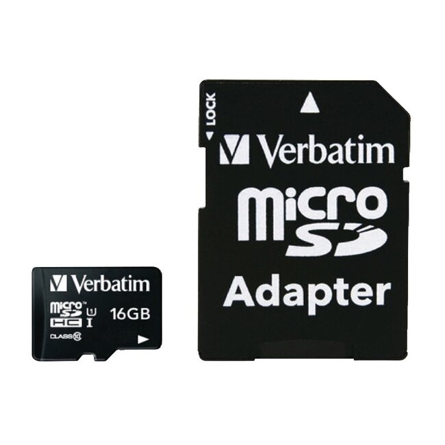 Verbatim Micro SDHC geheugenkaart / 16GB