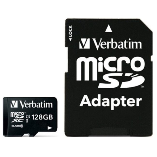 Verbatim Micro SDXC UHS-1 geheugenkaart / 128GB