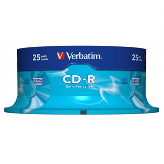 Verbatim Verbatim CD-R discs op spindel - 52-speed - 700 MB / 80 minuten / 25 stuks