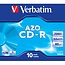 Verbatim CD-R AZO Crystal discs in Jewel Case - 52-speed - 700 MB / 80 minuten / 10 stuks