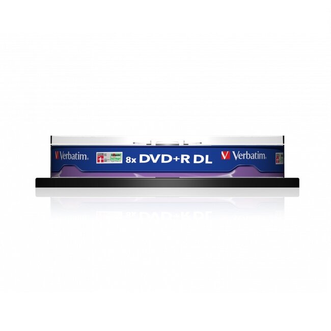 Verbatim DVD+R Double Layer discs op spindel - 8-speed - 8,5 GB / 10 stuks