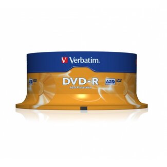 Verbatim Verbatim DVD-R discs op spindel - 16-speed - 4,7 GB / 25 stuks