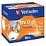 Verbatim DVD-R Wide Inkjet Printable discs in Jewel Case - 16-speed - 4,7 GB / 10 stuks