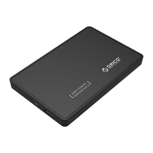 Orico HDD behuizing voor 2,5'' SATA HDD/SSD - USB3.0 (Micro USB) / kunststof / zwart