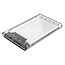 Orico HDD behuizing voor 2,5'' SATA HDD/SSD - USB3.0 (Micro USB) / transparant