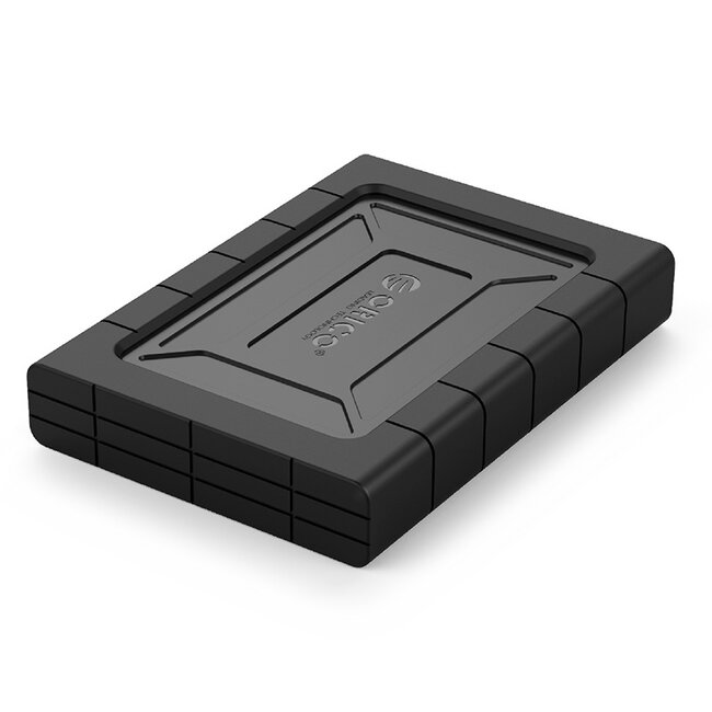 Orico shockproof HDD behuizing voor 2,5'' SATA HDD/SSD - USB3.0 (Micro USB) / siliconen / zwart