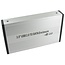 HDD behuizing voor 3.5'' SATA HDD - USB2.0 / zilver