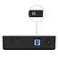 Orico HDD behuizing voor 3,5'' SATA HDD - USB3.0 (USB-B) / ABS / zwart