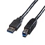 Orico HDD behuizing voor 3,5'' SATA HDD - USB3.0 (USB-B) / ABS / zwart