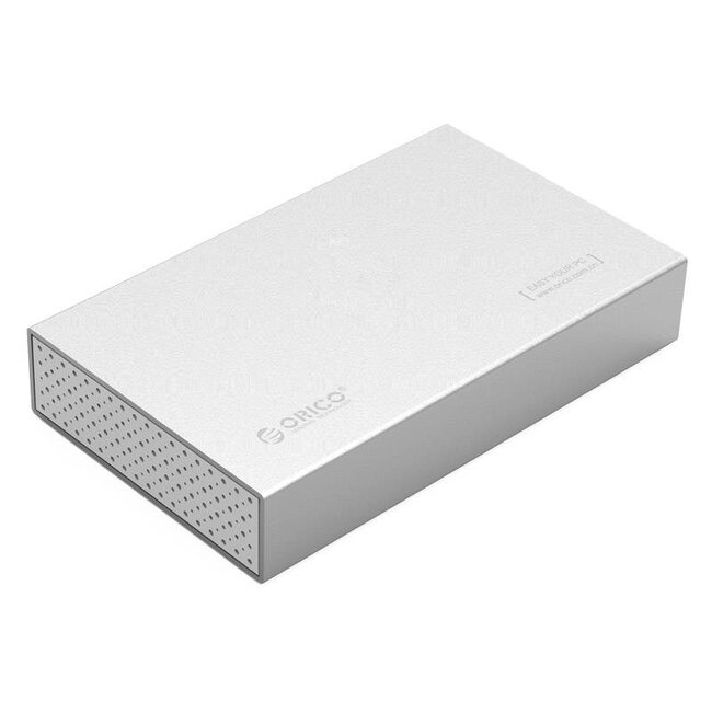 Orico HDD behuizing voor 3,5'' SATA HDD - USB3.0 (USB-B) / aluminium