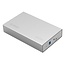 Orico HDD behuizing voor 3,5'' SATA HDD - USB3.0 (USB-B) / aluminium