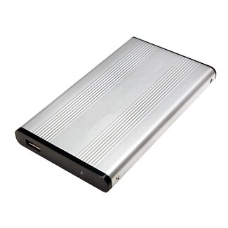 Dolphix HDD behuizing voor 2,5'' IDE HDD - USB2.0 / zilver
