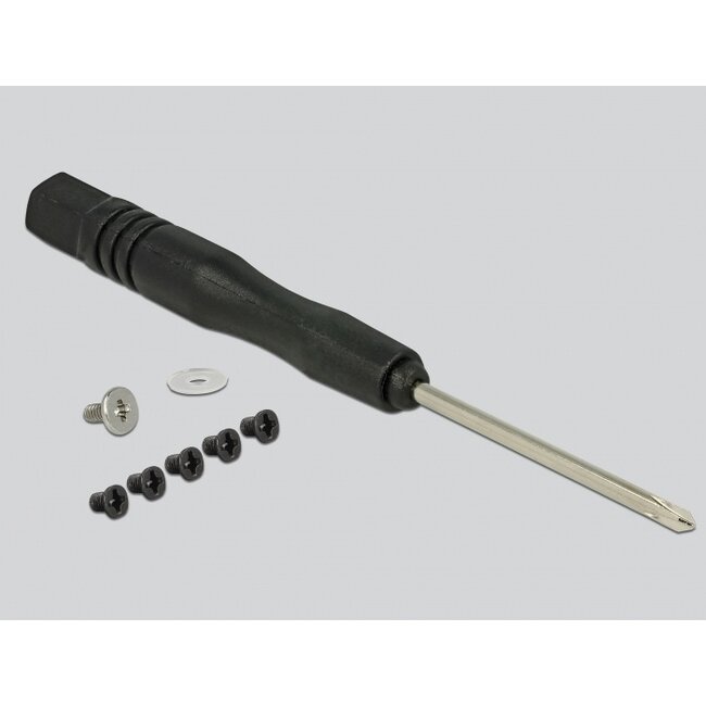 DeLOCK 2,5'' behuizing voor M.2 SSD (max. 80mm) - SATA600 / zwart