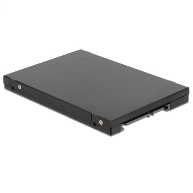 DeLOCK 2,5'' SATA behuizing voor 2 M.2 SSD's (max. 80mm) met RAID - SATA600 / zwart