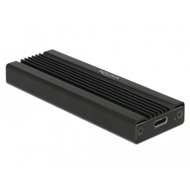 DeLOCK externe behuizing voor M.2 NVMe PCIe SSD (max. 80mm) - USB3.1 (USB-C) / zwart
