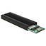 DeLOCK externe behuizing voor M.2 NVMe PCIe SSD (max. 80mm) - USB3.1 (USB-C) / zwart