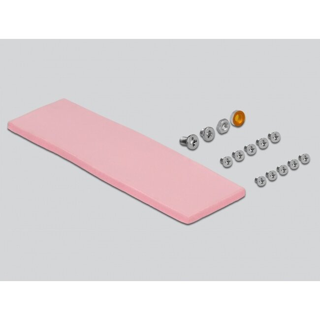 DeLOCK 2,5'' U.2 SFF-8639 behuizing voor M.2 NVMe PCIe SSD (max. 80mm) / zilver