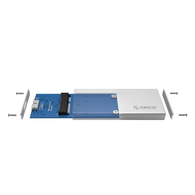 Orico externe behuizing voor mSATA SSD (full size) - USB3.0 / zilver